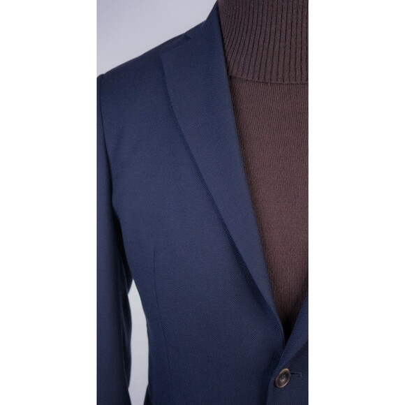 Michael Kors Sport Coat Jacket Blazer Navy Blue Sz 36R Wool Two Button Casual - Picture 5 of 15